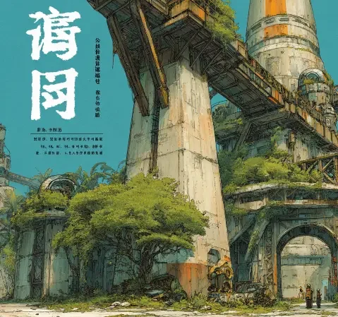 探险题材封面卡，展示未知地图与队伍前行场景